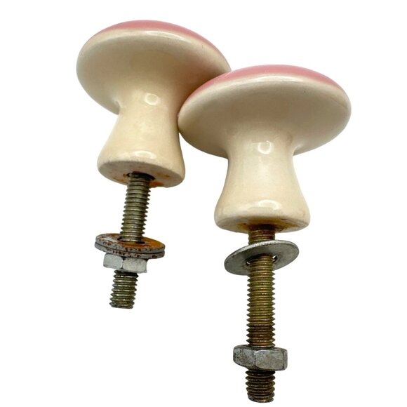 Whimsical Pink Butterfly Door Cabinet Knobs Fixture 2"x2" Resin Drawer Door Pull - Picture 4 of 5